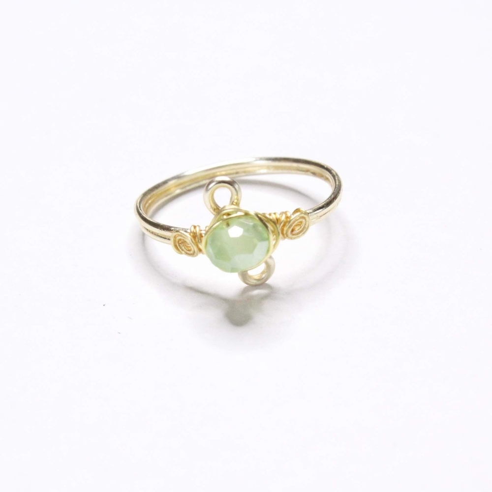 Handmade Jade Glass Ring